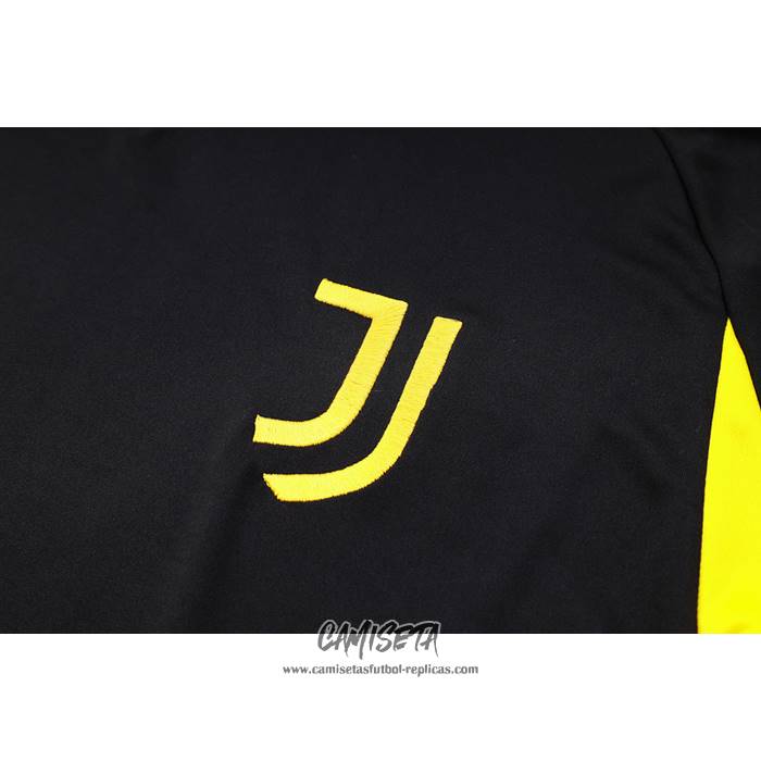 Chandal del Juventus 2023-2024 Manga Corta Negro - Pantalon Corto